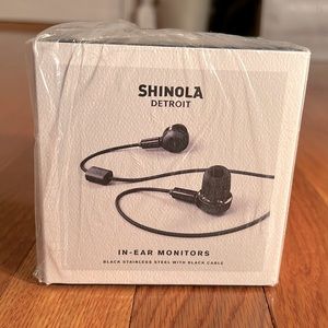 Shinola “Canfield In-Ear Monitors” Earbud Headphones